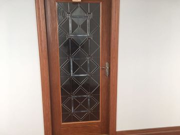 Стекло 22&quot; панели двери декоративное» стиль черной патины *64 естественный деревянный