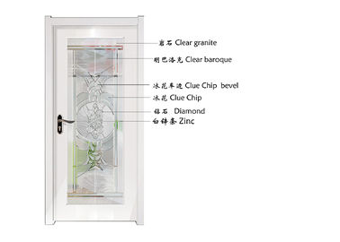 Панели красочного поплавка просвечивающие стеклянные, декоративное стекло двери 3-8 Мм толщины