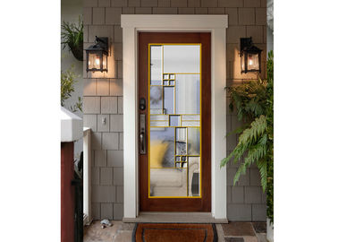 Дверь цветного стекла первоначального художественного произведения архитектурноакустическая декоративная обшивает панелями стиль Арт Деко Ноувеау