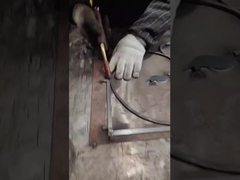 Устойчивость к эрозии / огнеупорные кованые железные стеклянные квадратные стальные двери