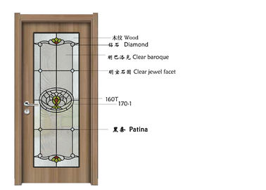 Матированное стекло архитектурноакустической стены декоративное, сделанное по образцу стекло окна 1.6-30 Мм толщины