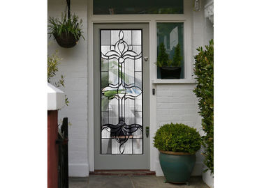 Дверь вышила скошенным ясным листовым стекл искусства, декоративному стеклу панели